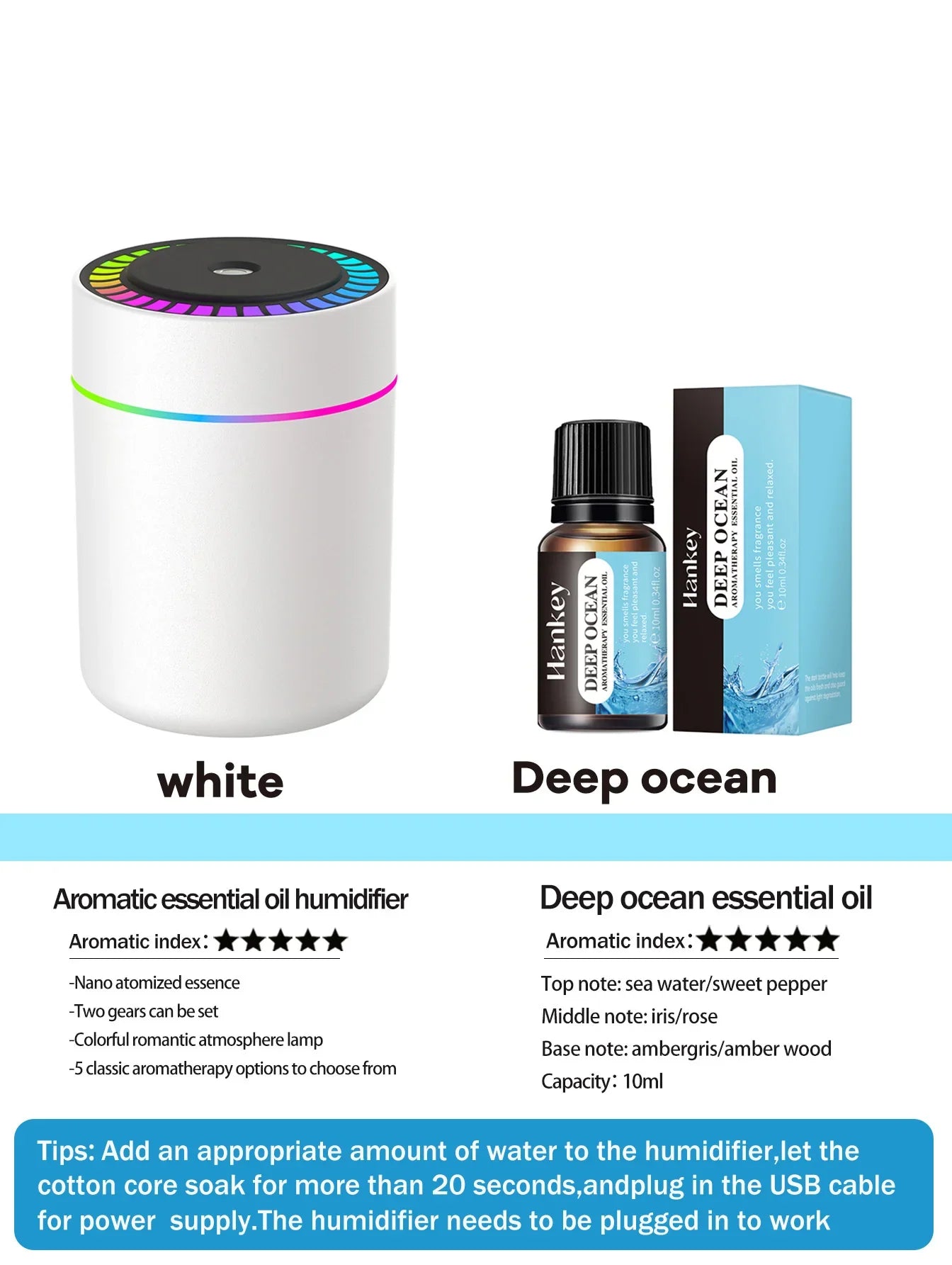 Aromatherapy diffuser Humidifier Aromatherapy essential oil Air purifier