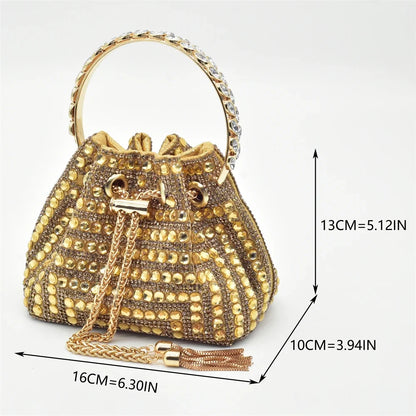 New Fashion Gold Color Shoes and Bags To Match