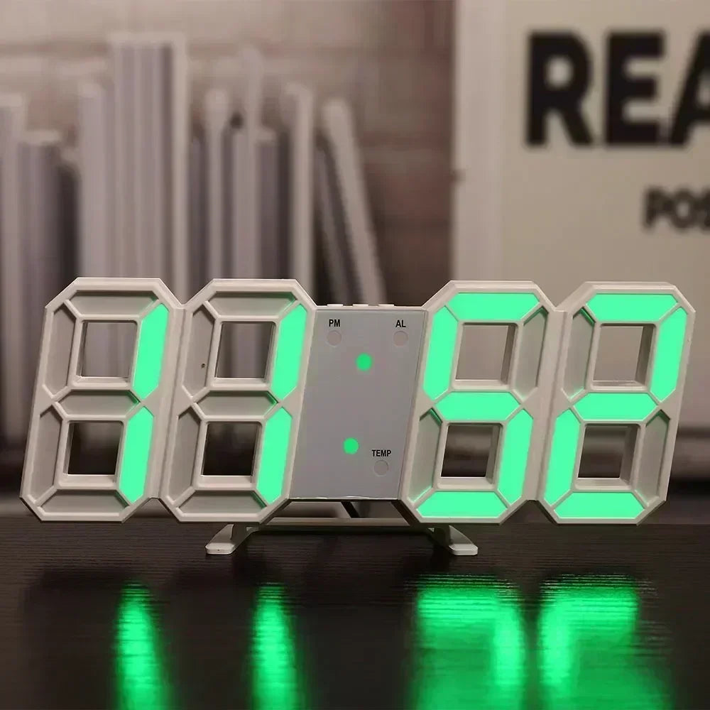 Digital Clock Wall Clocks Decoration for Bedroom
