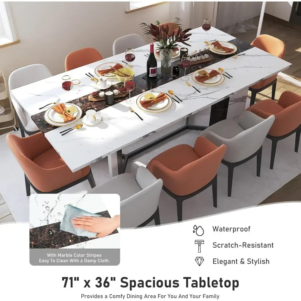 71" - 8 Seat Dining Room Table