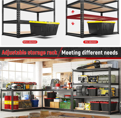 2000LBS HD 4 Tier Shelves