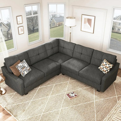 Convertible L Shaped Sectional Sofa