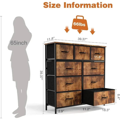Dresser for Bedroom Thickened Frame