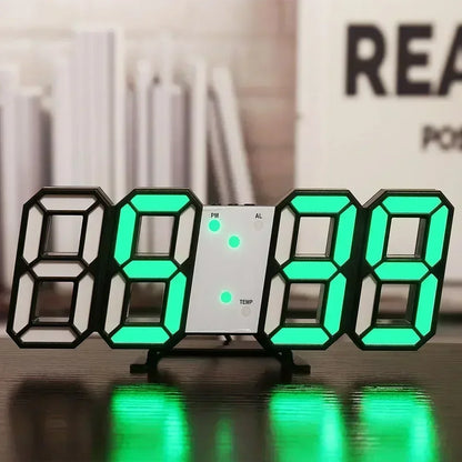 Digital Clock Wall Clocks Decoration for Bedroom