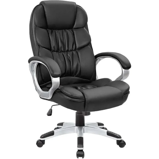 High Back Leather Office Chair