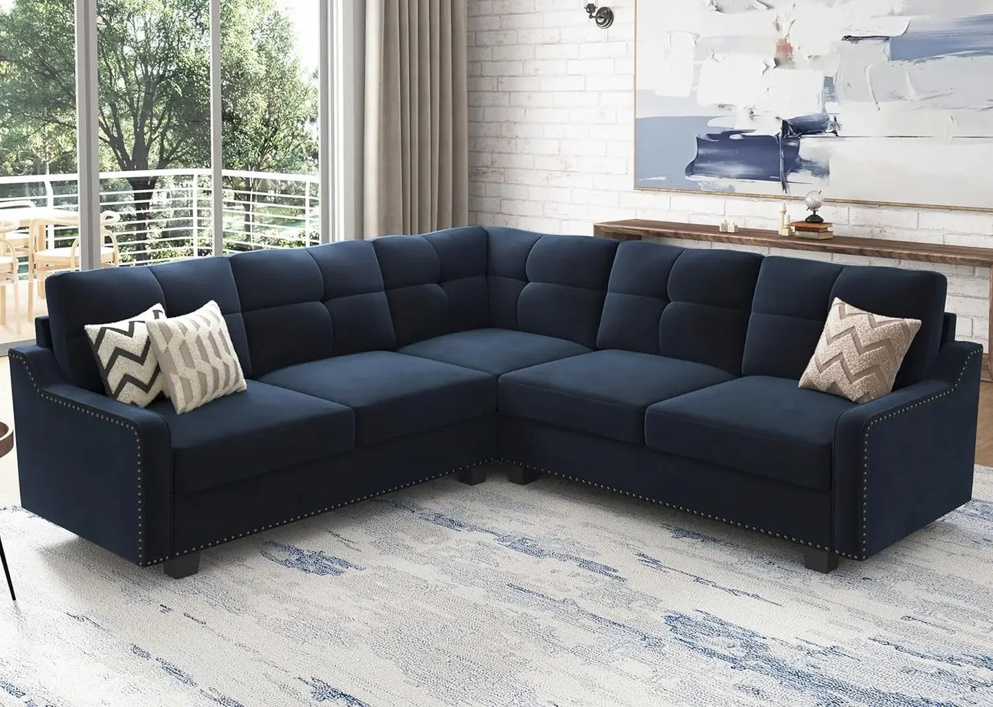 Convertible L Shaped Sectional Sofa