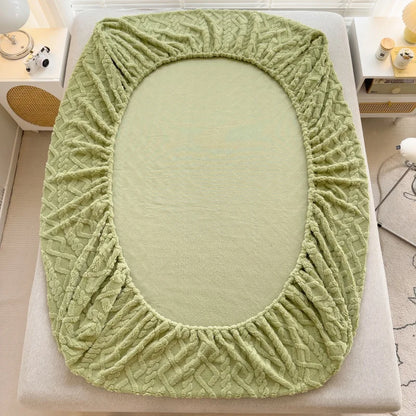 Thicker Winter Warm Taffeta Fitted Sheet