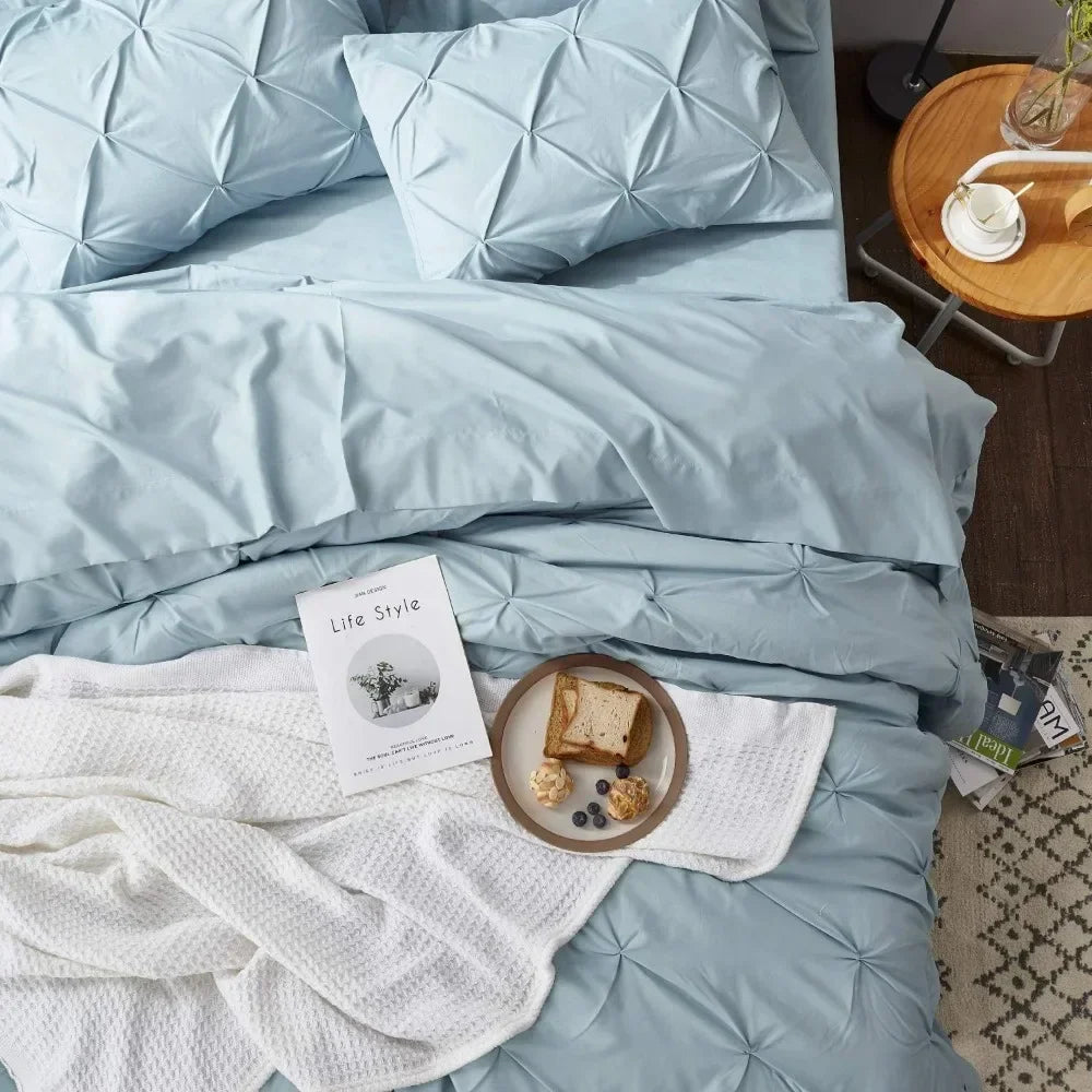 7-pc King Comforter Set Lt Blue