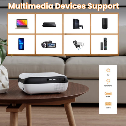 Bluetooth Portable Outdoor Projector