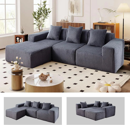 L-Shaped Combination Sofa