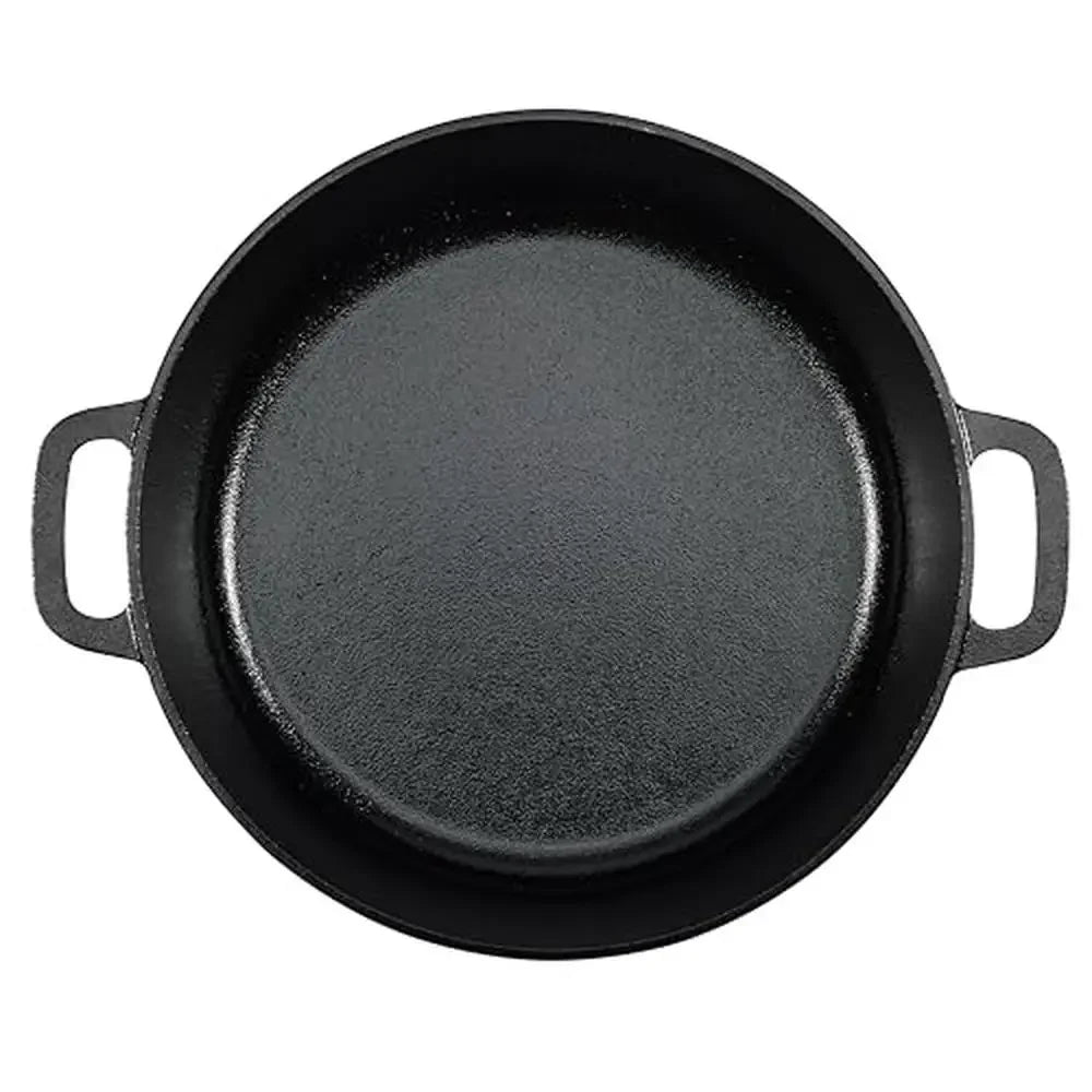 7-qt Pre-Seasoned Cast Iron Dutch Oven Pot