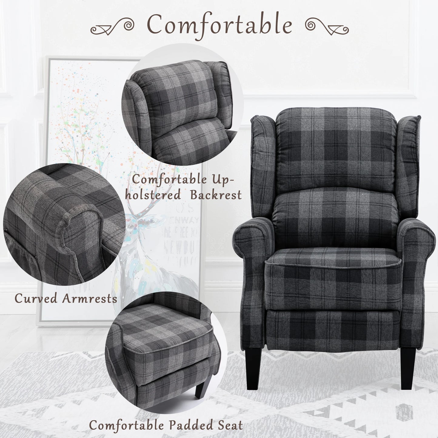 Vintage Leisure Recliner Armchair