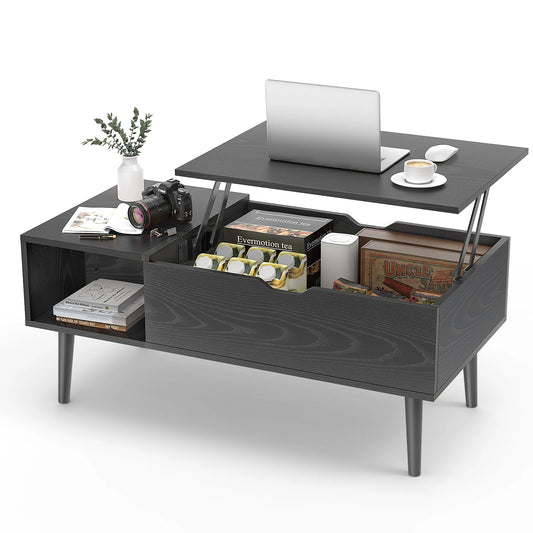 39.37" Lift Top Coffee Table For Living Room