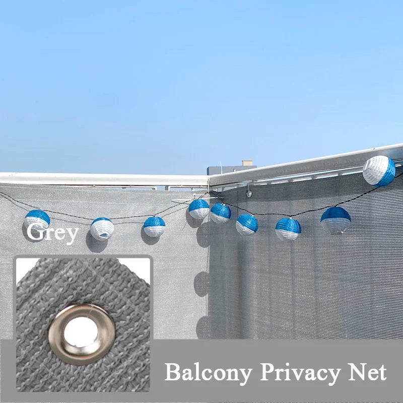 Grey Balcony Privacy Screen