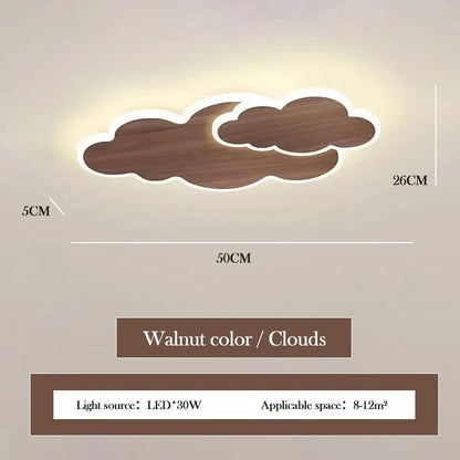 AuroraRealm Children's Bedroom LED Ceiling Lamp Creative White Cloud
