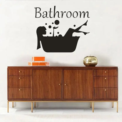 Wash Room Decorative Wall Decal