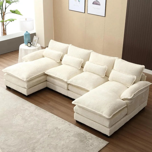 110" U Shaped Sectional Sofa 4Couch4  U Shaped Couch, Modular