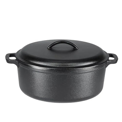 7-qt Pre-Seasoned Cast Iron Dutch Oven Pot