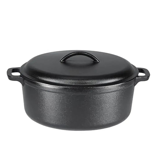 7-qt Pre-Seasoned Cast Iron Dutch Oven Pot
