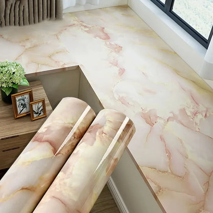 Marble Contact Paper for Counter tops, Removable Peel and Stick