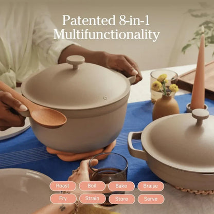 5.5 Qt. Nonstick Ceramic Sauce Pan w/Lid