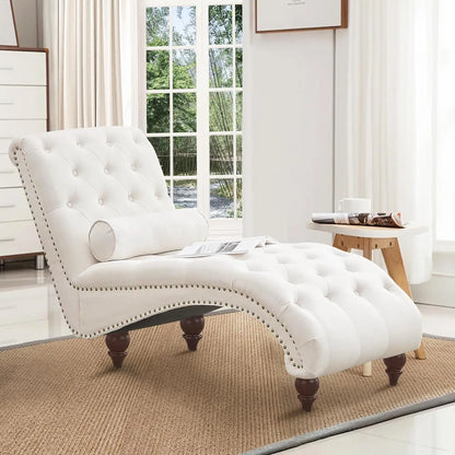 Tufted Chaise Indoor Lounge Chair