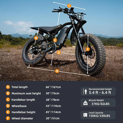E-Bike Boys Fat Tire Electric Bike