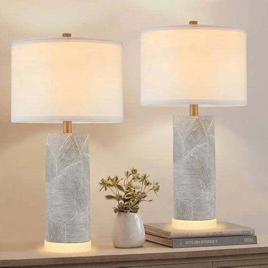 23.25 Table Lamps for Living Room Set of 2