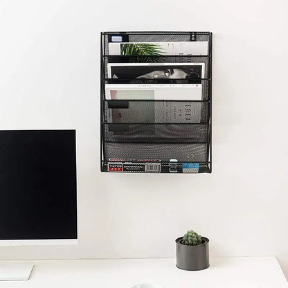 Wall File Hanging Magazine Organizer  Folders