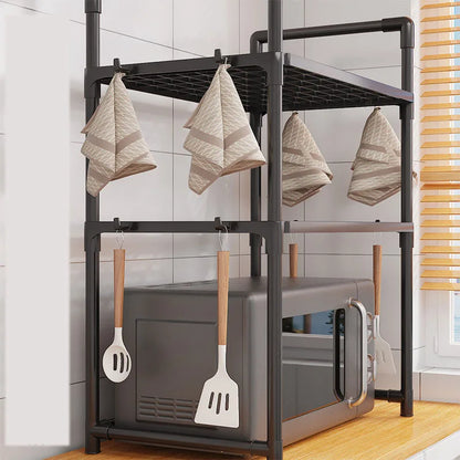 Microwave Shelf Condiment Organizer