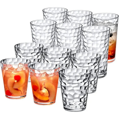 16-Oz & 24-Oz Plastic Tumblers (Set of 12)