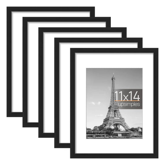 5 PACK Wall Picture Frame Black