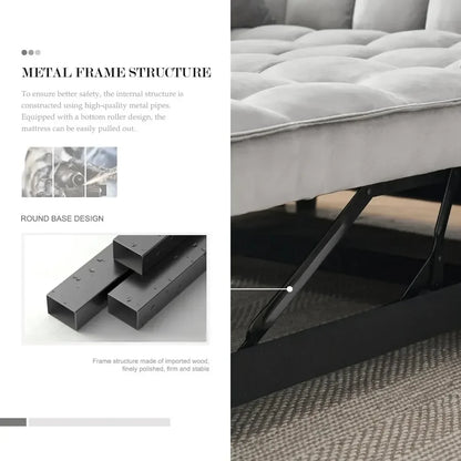 3-in-1 Convertible Sleeper Sofa Bed