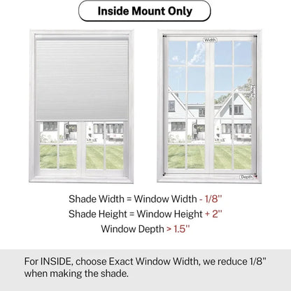 Cordless Top Down Cellular Blinds For Windows