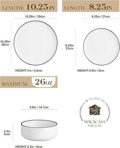 12-Pc Dinnerware Set for 4