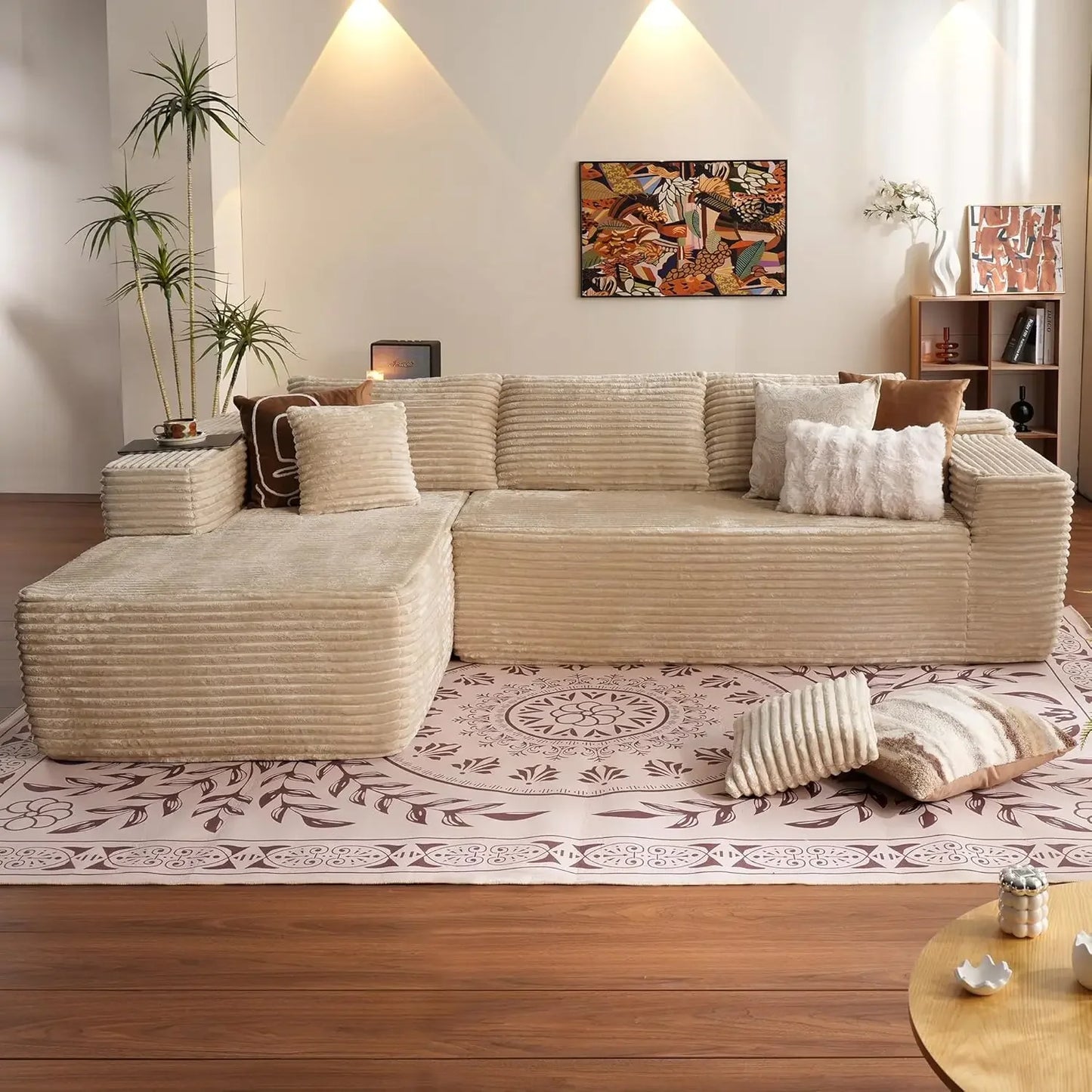 104" Cloud L-Shaped Sectional Sofa