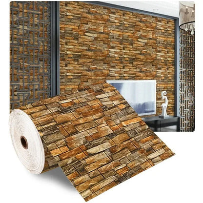 Wall Sticker Imitation Brick Bedroom Living Room Home Wallpaper