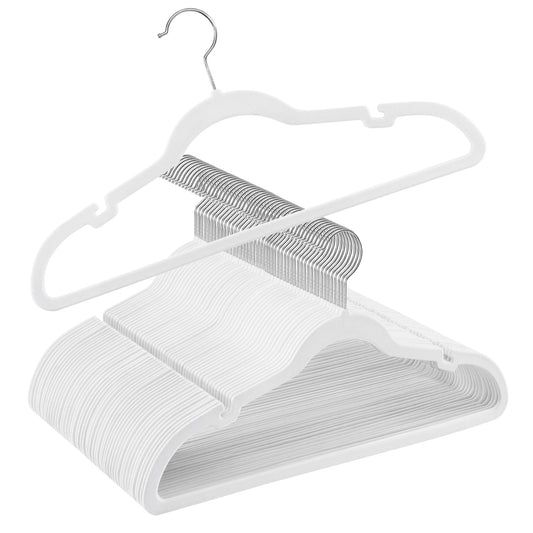 50 Pack Non-Slip Velvet Hangers