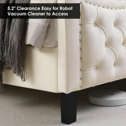 55" Queen or King Size Bed Frame and Headboard