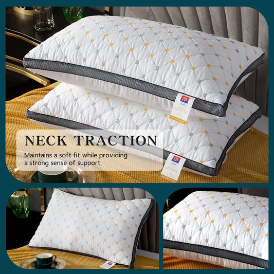 1pc Hotel's Same Feather Cotton Pillow