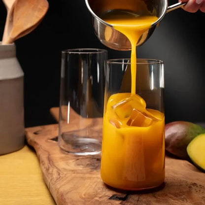 6-Tall Water Juice Drinking Glasses