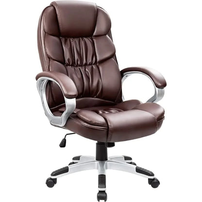 High Back Leather Office Chair