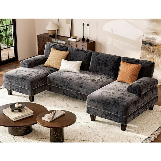U Shaped Sectional Couches for Living Room