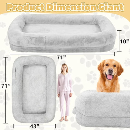 Human Dog Bed for Adults