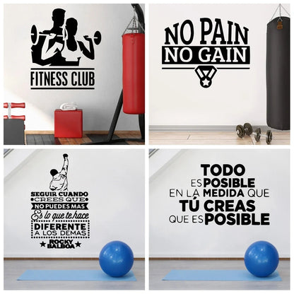 Gym New Design Wall Stickers Decorative