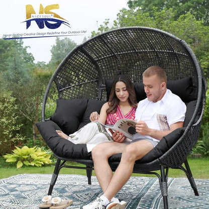 Double Egg 2 Person Oversized Chair