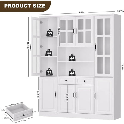 787" Kitchen Pantry Storage Cabinet