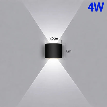 Down LED Wall Lamp Waterproof Modern Wall Light for Bedroom
