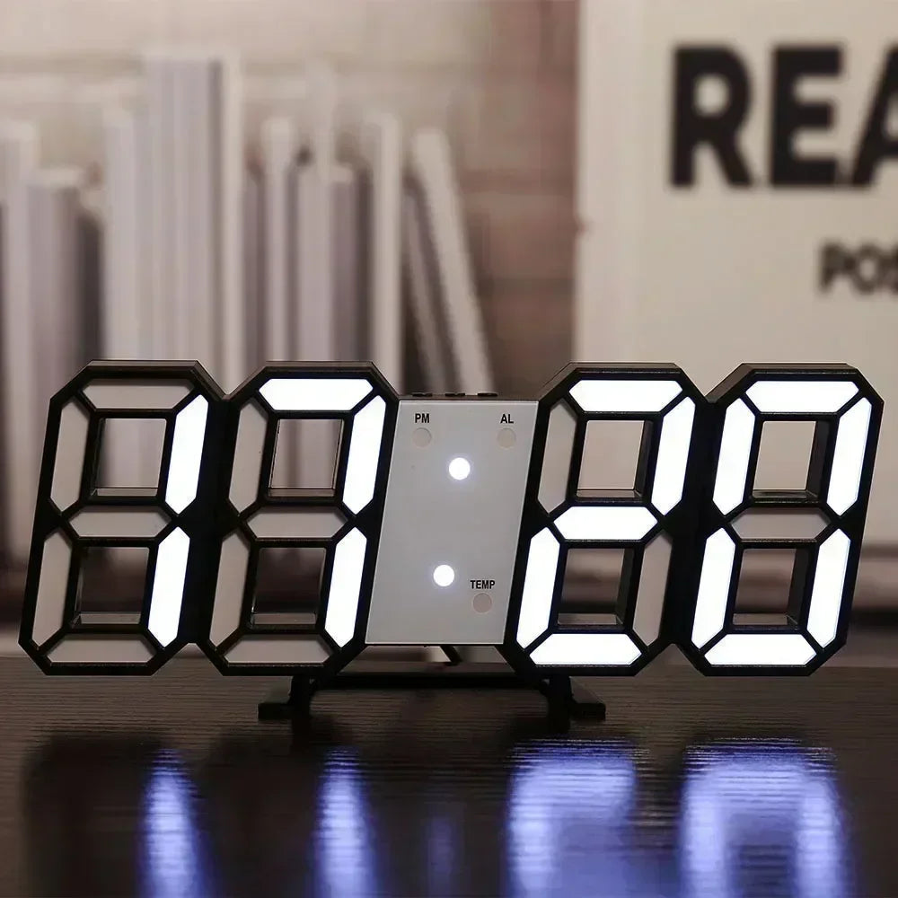 Digital Clock Wall Clocks Decoration for Bedroom