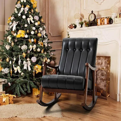 Fabric Padded Comfortable Rocking Chair